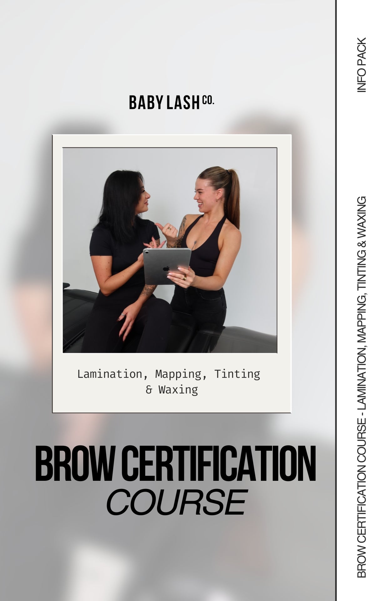 Brow Certification Course — Lamination, Mapping, Tinting & Waxing